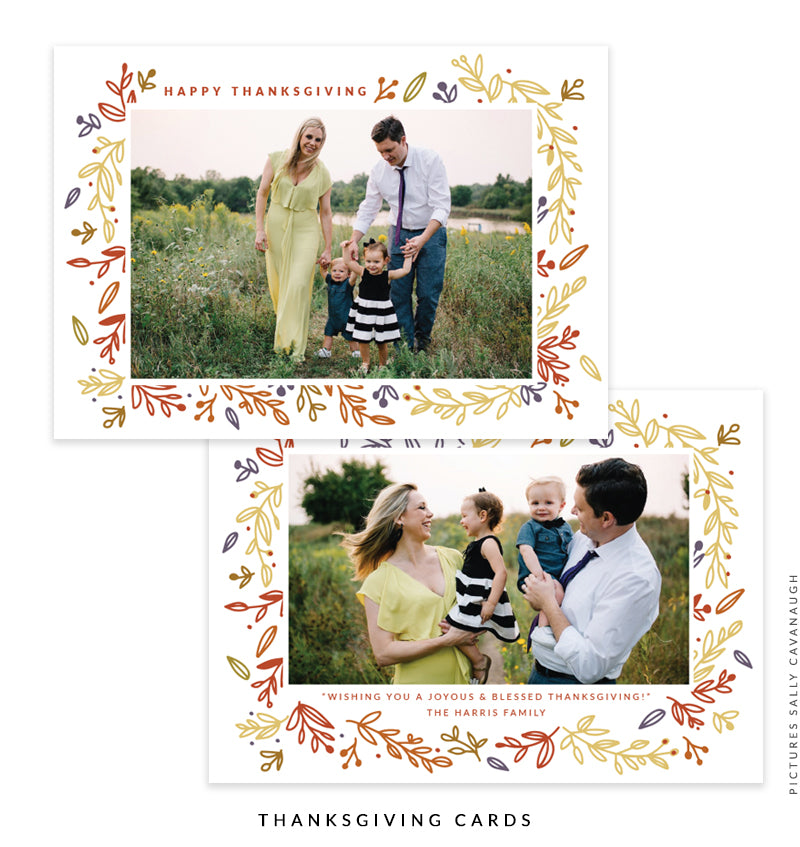 Thanksgiving Photocard Template | Days of Gratitude