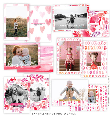 5x7 Valentine's Photo Card Bundle | 2018 Valentine's