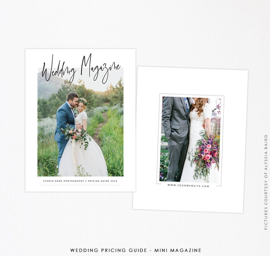 Wedding Pricing Guide - Mini Magazine | A Wedding Feeling