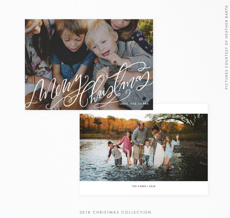 2018 Christmas 5x7 Photo Card | Christmas Splash