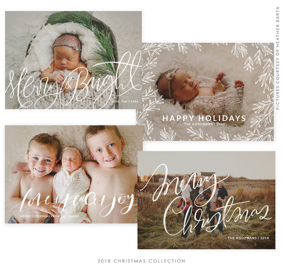 2018 Christmas 5x7 Photo Card Bundle | Reflections of Christmas