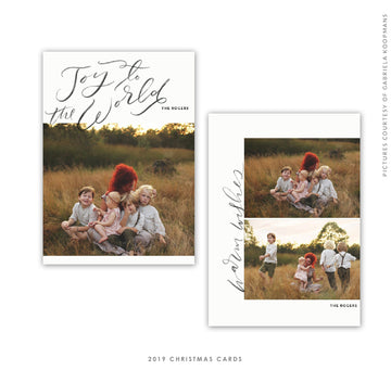 2019 Christmas 5x7 Photo Card | Pure Joy