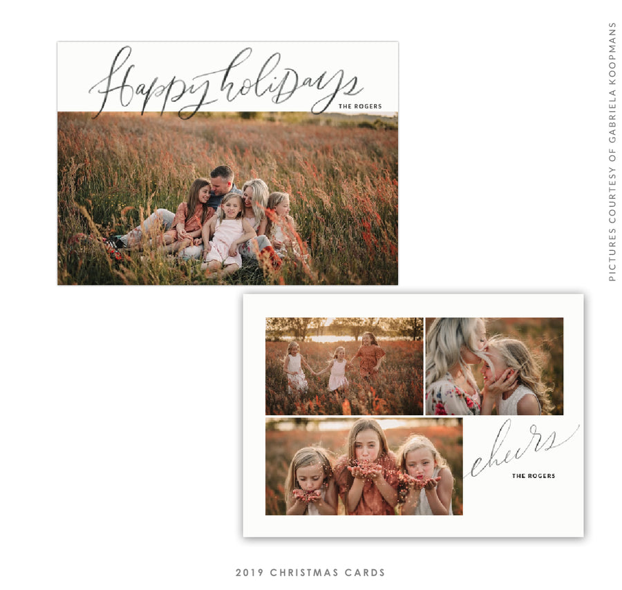 Christmas 5x7 Photo Card | Holiday Cheers