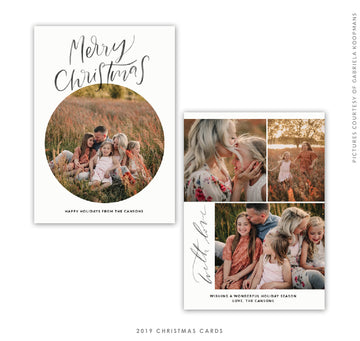 Christmas 5x7 Photo Card | Merry Merry