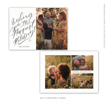 Christmas 5x7 Photo Card | Family Light