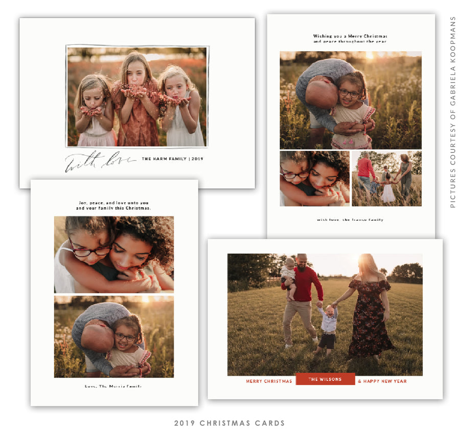 Christmas 5x7 Photo Card Bundle | Christmas Vibes