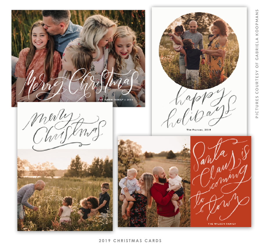 Christmas 5x7 Photo Card Bundle | Christmas Vibes