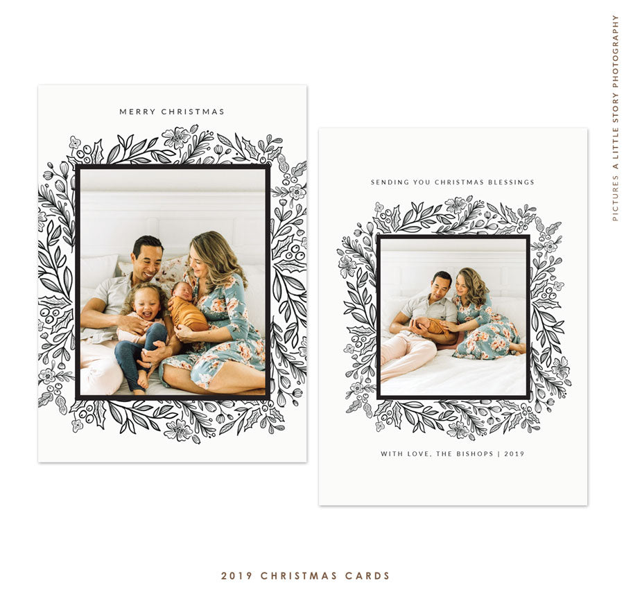 Christmas 5x7 Photo Card | Holiday Elegance