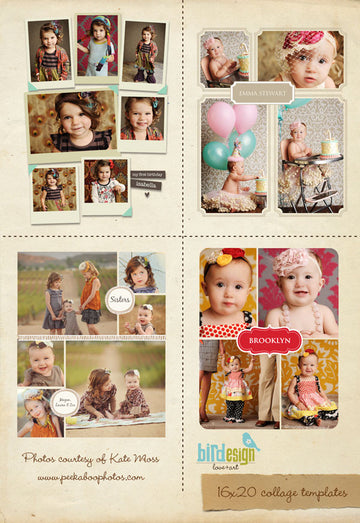 16x20 collages & blog boards bundle | Collection I