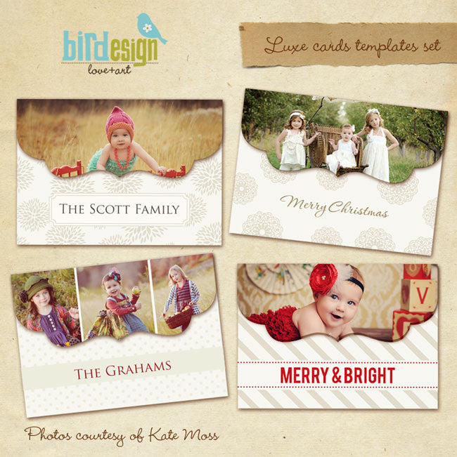 Holiday Ornate Photocards | Jolly Laughter