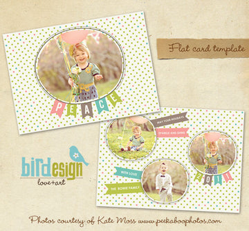 Holiday Photocard | Joy Ballons 5x7