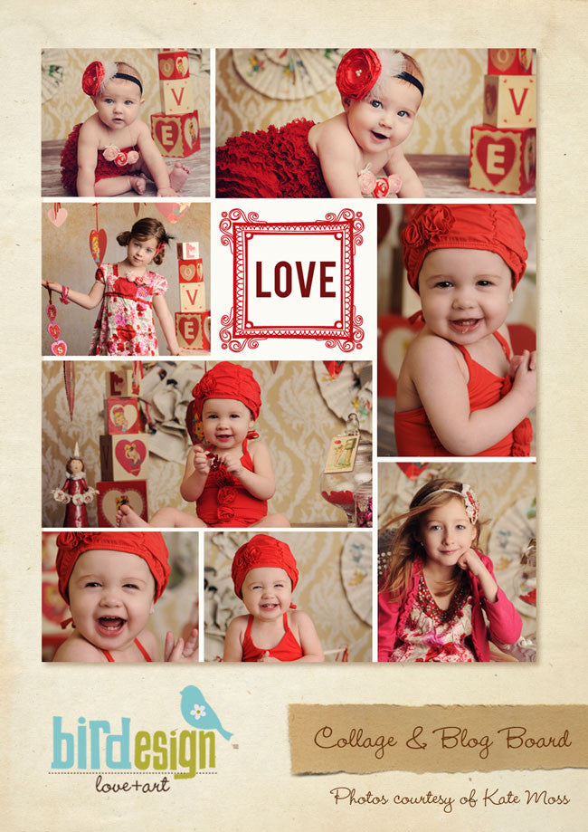16x20 collage & blog board | Love