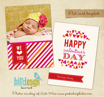 Valentine Photocard Template | We love