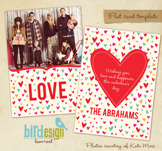 Valentine Photocard Template | Jolly Love