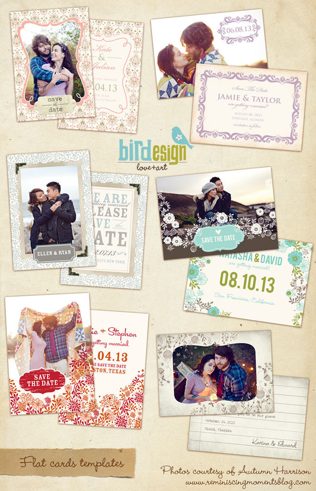 Love Promise | Save the date cards bundle