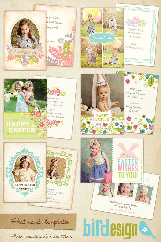Easter photo cards bundle | Vintage Easter