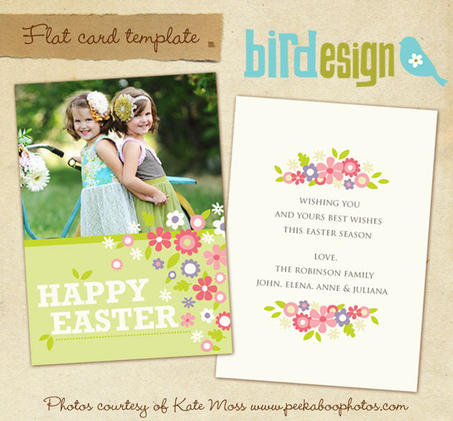 Easter photo card | Spring wishes