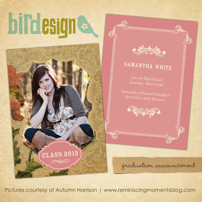 Sentimental Memories | Graduation announcement