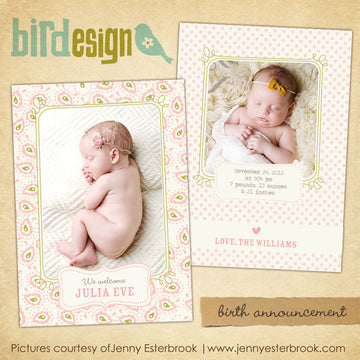 Birth Announcement | Julia Eve