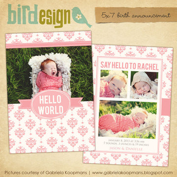 Birth Announcement | Lovely gift