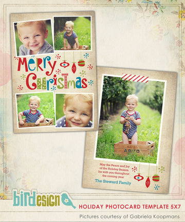 Holiday Photocard Template | Funny Moments