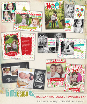 Holiday Photocards Bundle | Funky Christmas