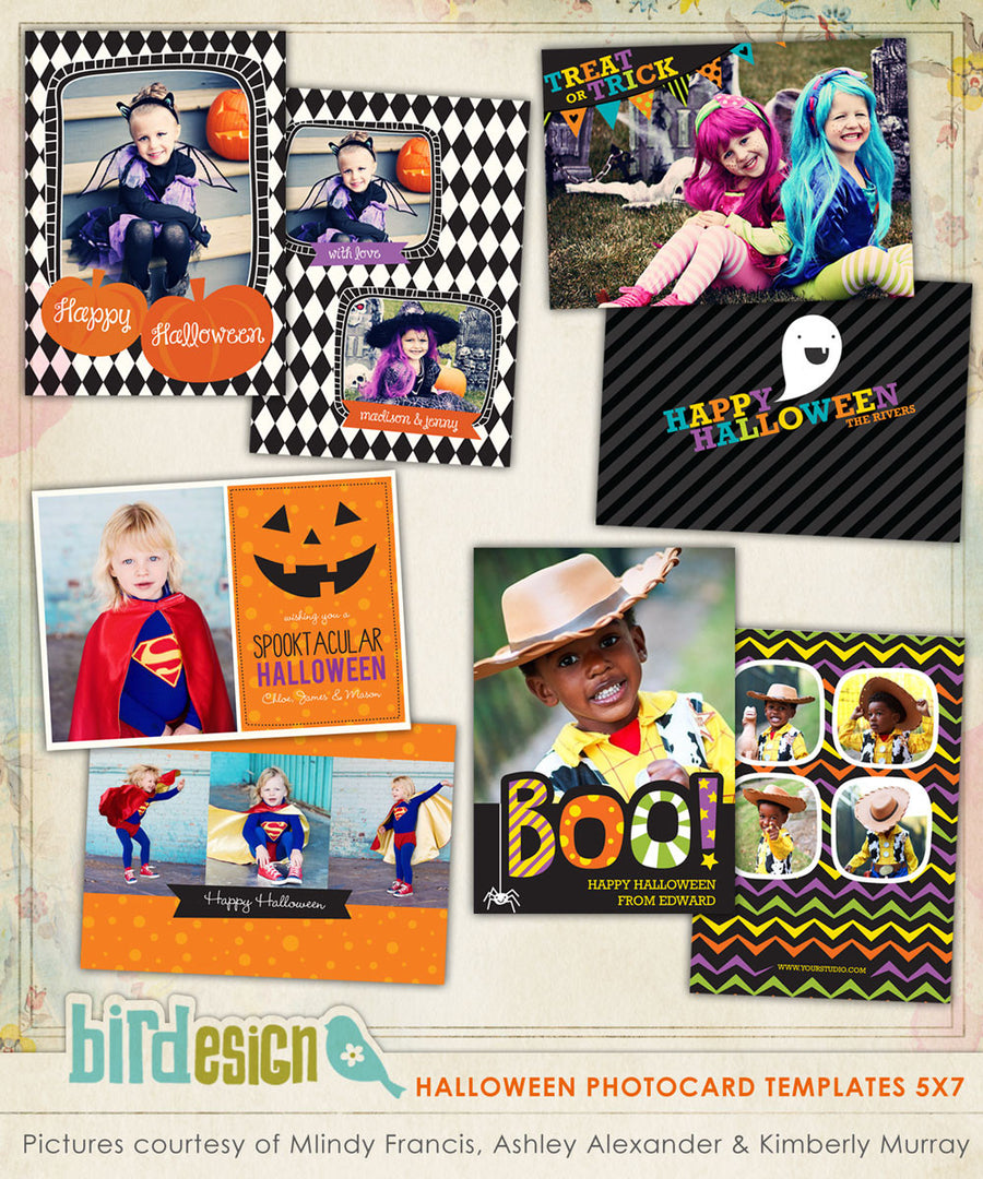 Halloween Photocards Bundle | Halloween Collection I