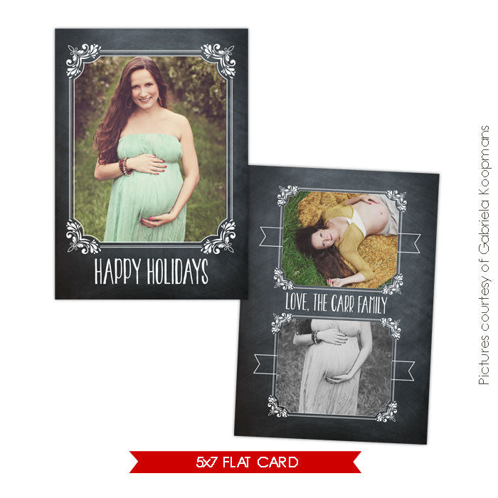 Holiday Photocard Template | Belly Holidays