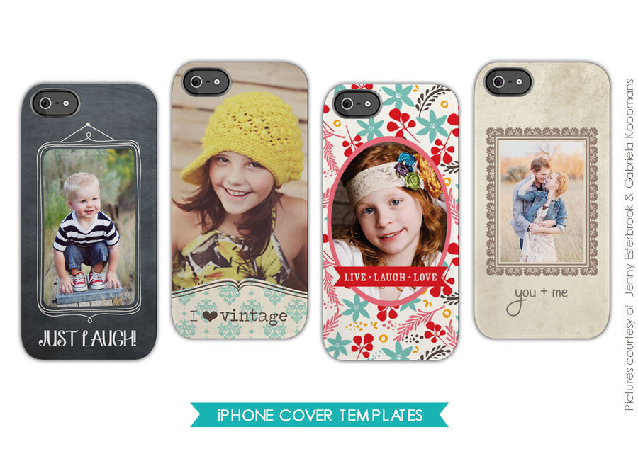 Iphone cover templates | Love vintage