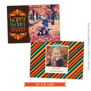 Thanksgiving Photocard Template | Thankful season