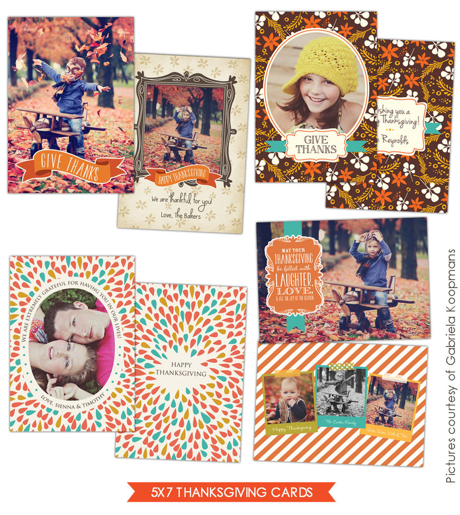 Thanksgiving Cards Bundle | Happy Autumn