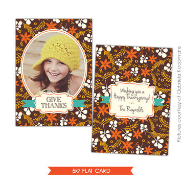 Thanksgiving Card Template | Autumn collage