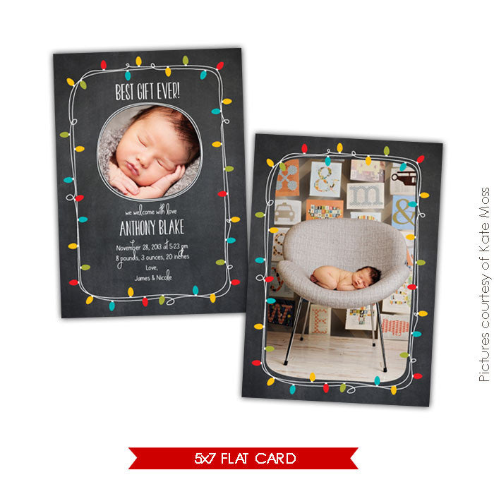 Holiday Photocard Template | Best gift ever