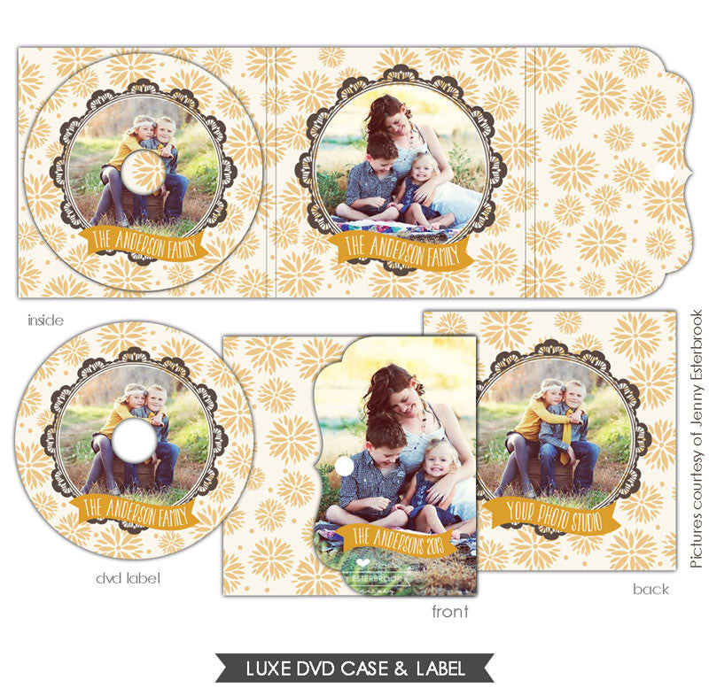 Luxe DVD case and DVD label | Chic days