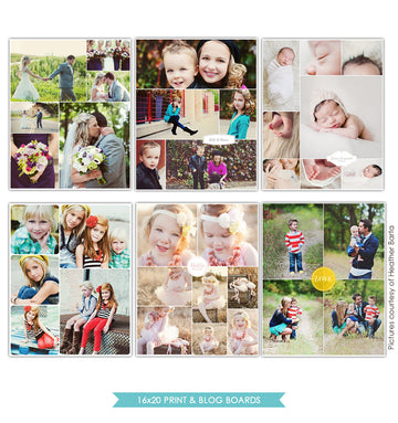 16x20 collages & blog boards bundle | Keep it simple