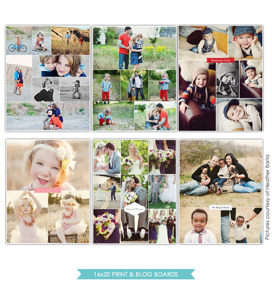 16x20 collages & blog boards bundle | Keep it simple