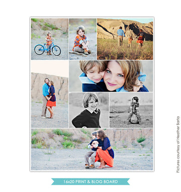 16x20 collage & blog board | Precious times