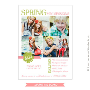 Photography Marketing board | Kids studio