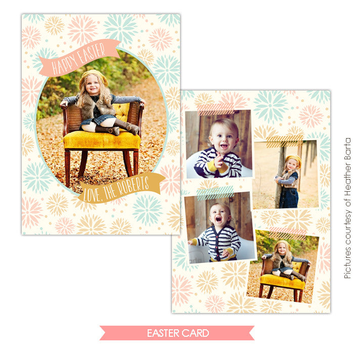 Easter photo card | Blooming day