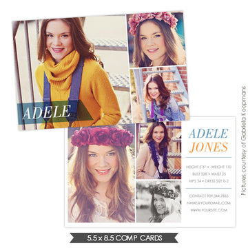 Modeling Comp Card | Adele