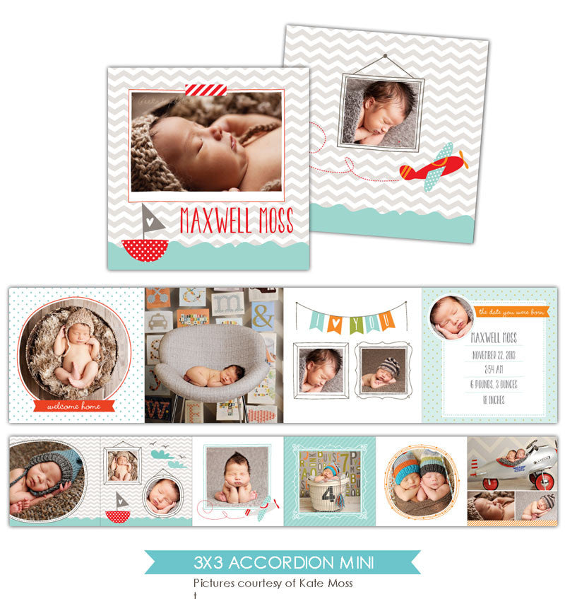 Baby accordion mini 3x3 | Little adventure
