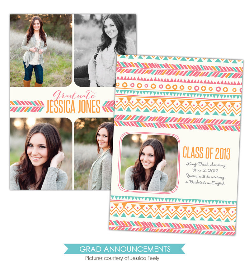Grad announcement | Indie style