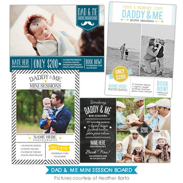 Photography Marketing boards | Dad & Me