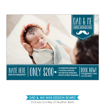 Photography Marketing board | Moustache Daddy