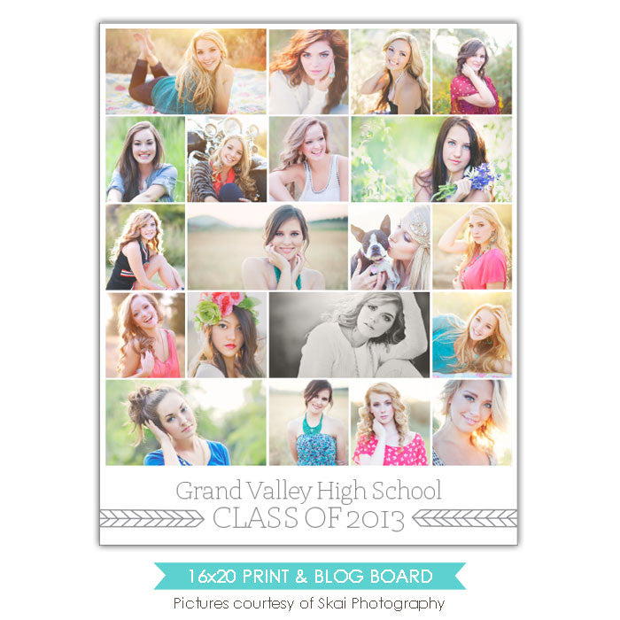 16x20 collage & blog board | Class board