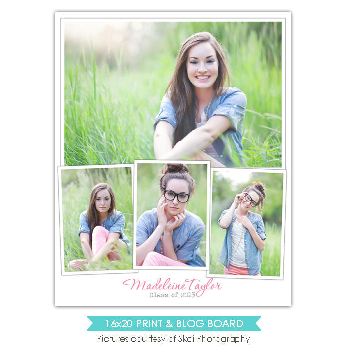 16x20 collage & blog board | Honor memory