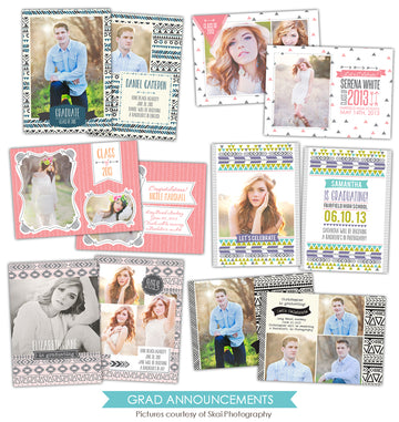 Grad announcements bundle | Indie dreams