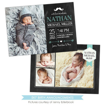Birth Announcement | Baby Nathan