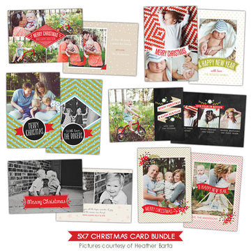 Christmas Photocards Bundle | Holiday Style