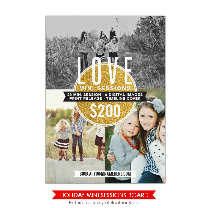 Photography Marketing board | Love circle